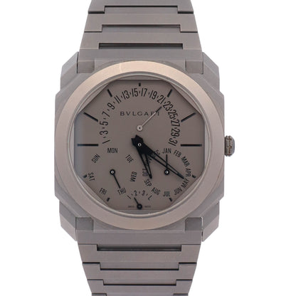 Bvlgari Octo Finissimo 40mm Grey Perpetual Calendar Dial Watch Ref: 103200
