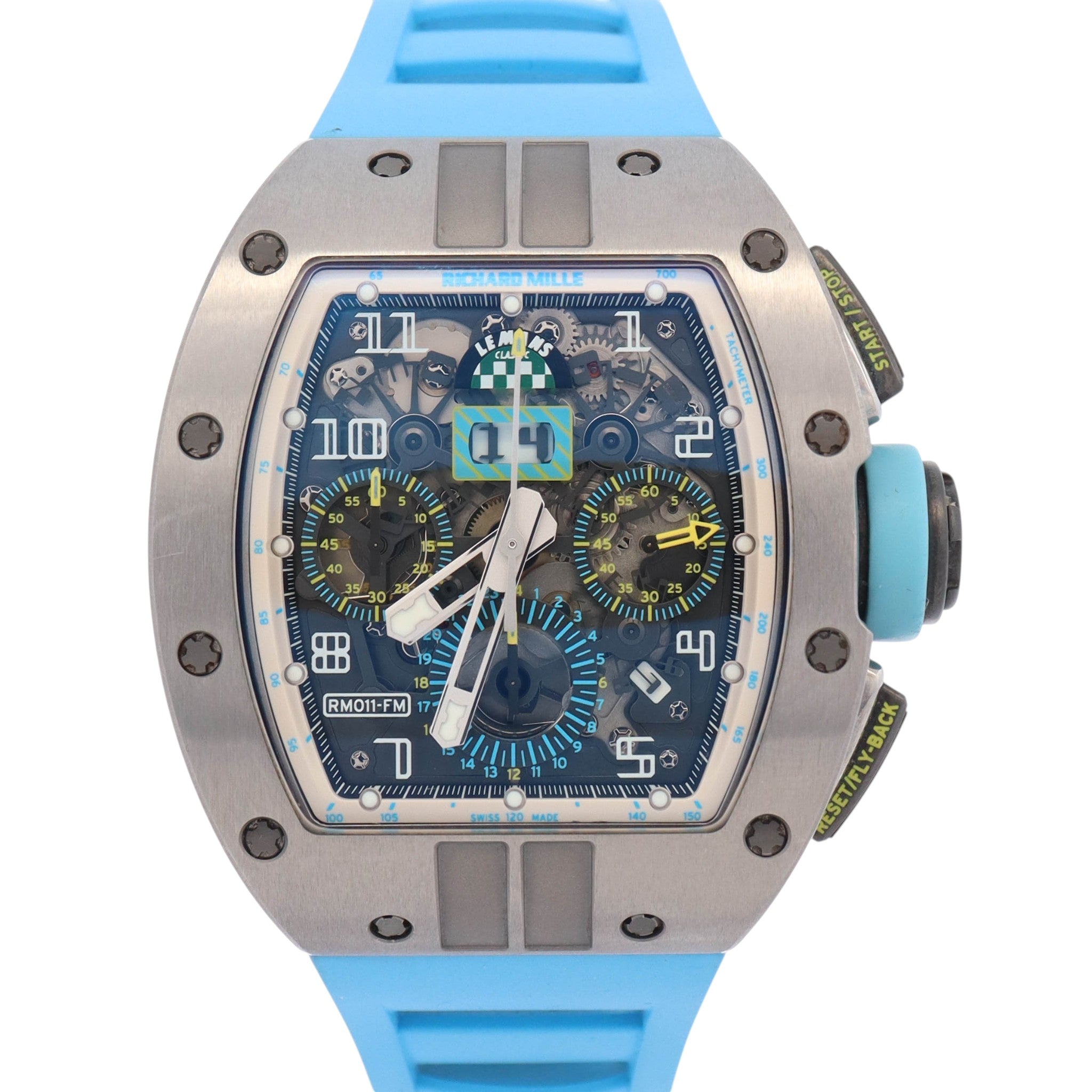 Richard Mille RM011 Titanium 42mm Openwork Dial Watch Ref# RM011