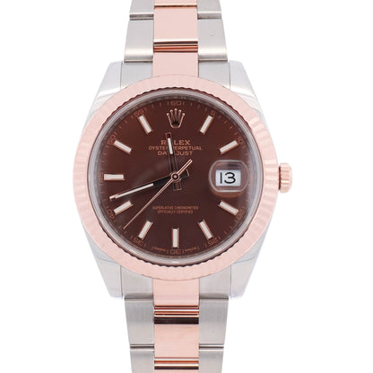 Rolex Datejust 41mm Chocolate Dial Watch Ref# 126331