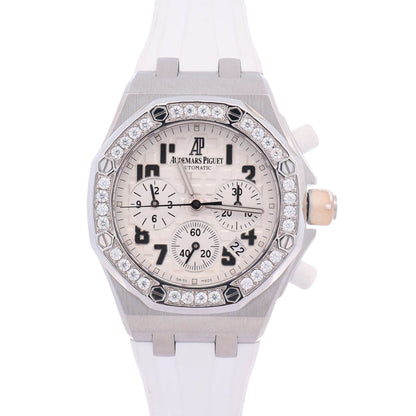 Audemars Piguet Royal Oak Offshore 37mm White Dial Watch Ref# 26048SK.ZZ.D010CA.01