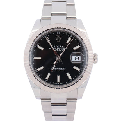 Rolex Datejust 41mm Black Dial Watch Ref# 126334