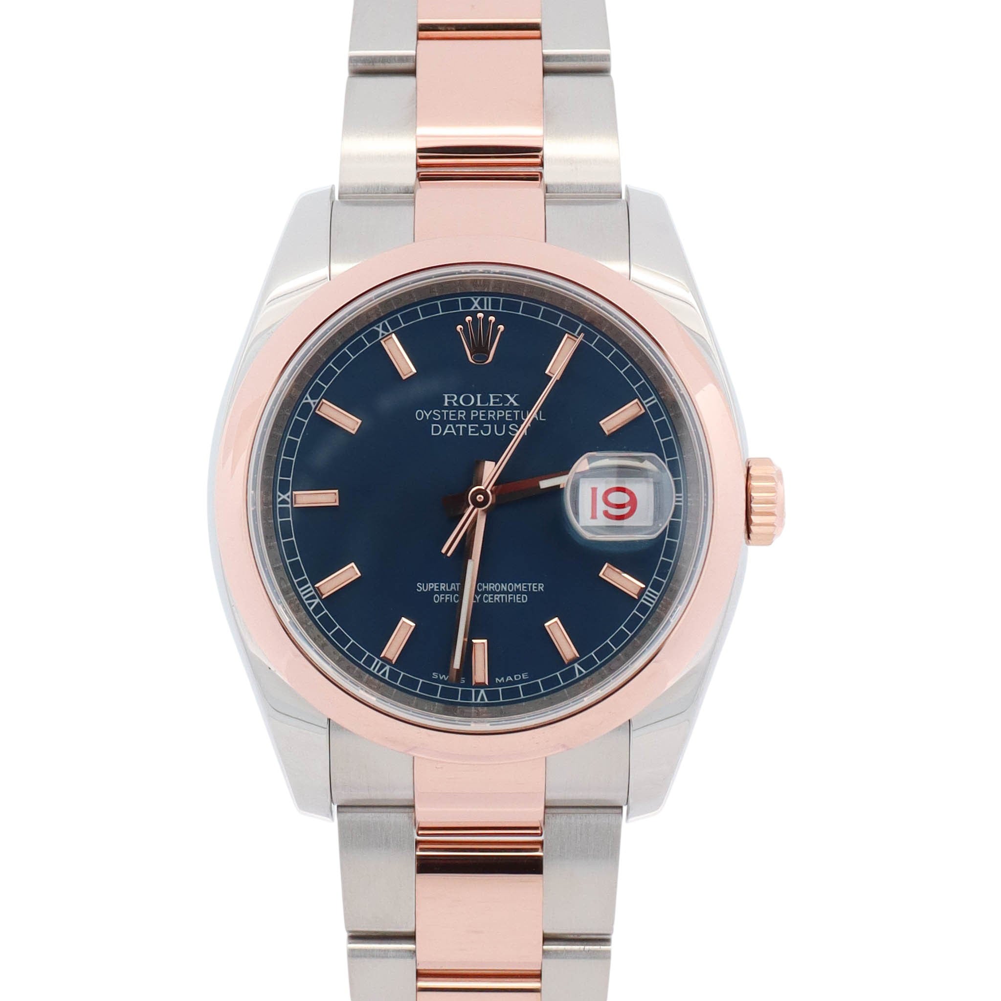 Rolex Datejust 36mm Blue Dial Watch Ref# 116201