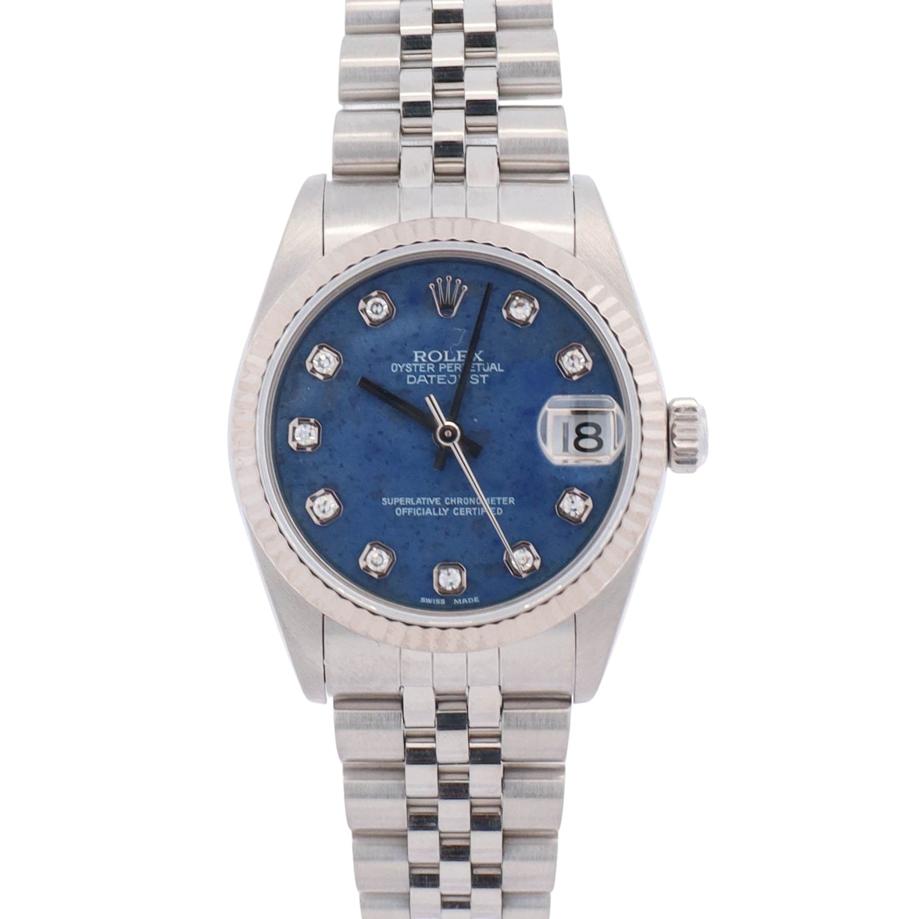 Rolex Datejust 31mm Blue Dial Watch Ref# 78274
