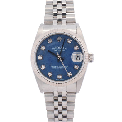 Rolex Datejust 31mm Blue Dial Watch Ref# 78274