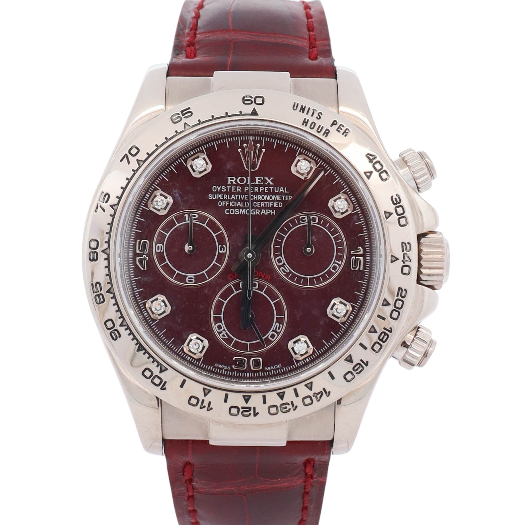 Rolex Daytona 40mm Red Dial Ref# 116519