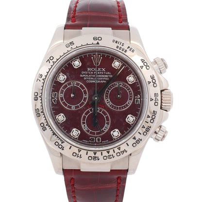 Rolex Daytona 40mm Red Dial Ref# 116519