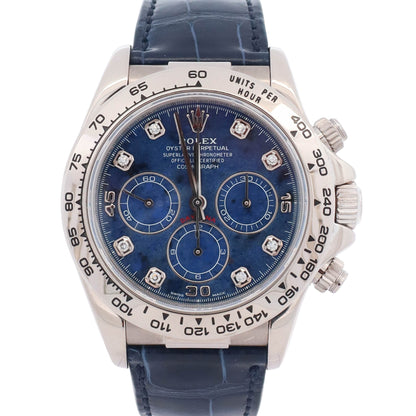 Rolex Daytona 40mm Blue Sodalite Dial Ref# 116519