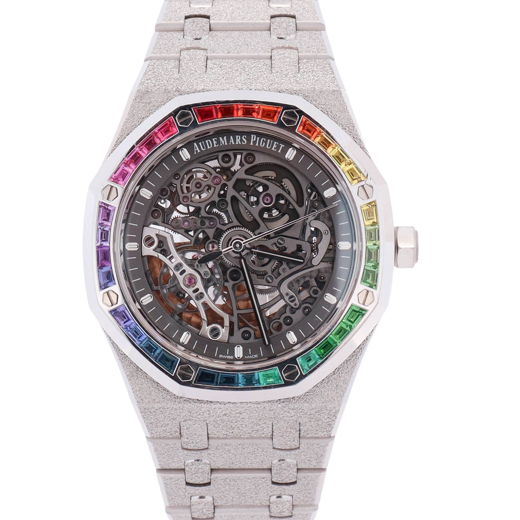 Audemars Piguet Royal Oak 41mm Openwork Dial Watch Ref# 15412BC.YG.1224BC.03