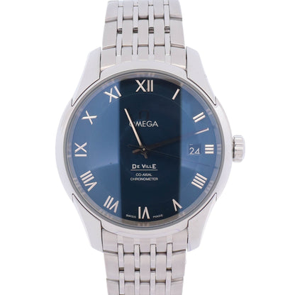 Omega De Ville 41m Blue Dial Watch Ref: 431.10.41.21.03.001