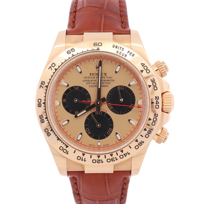 Rolex Daytona 40mm Champagne Dial Watch Ref# 116518