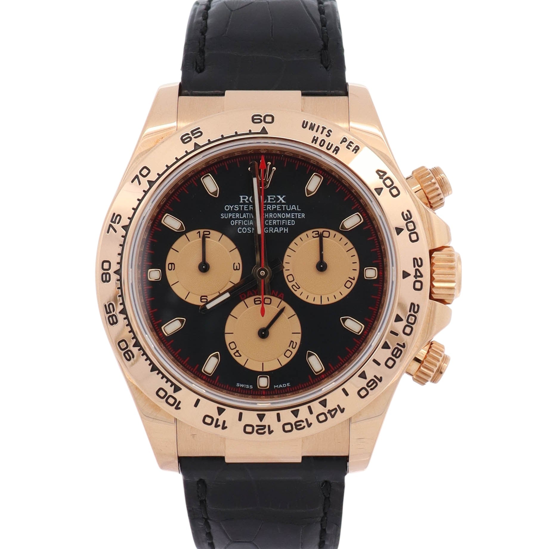 Rolex Daytona 40mm Black Dial Watch Ref# 116518LN