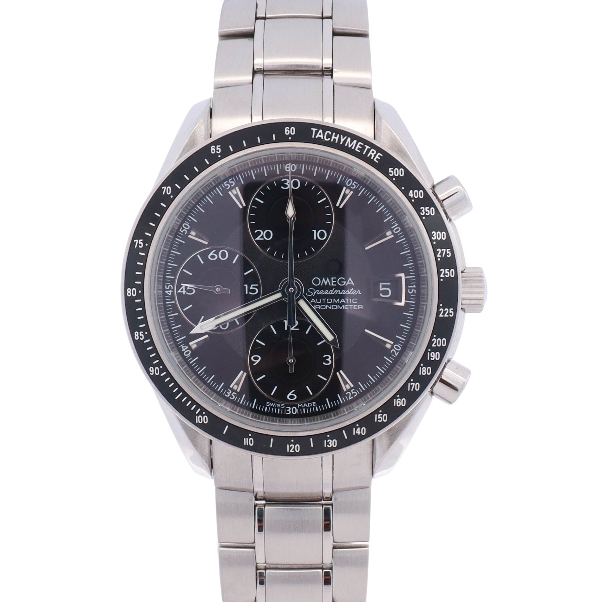 Omega Speedmaster 40mm Black Dial Watch Ref# 3210.50