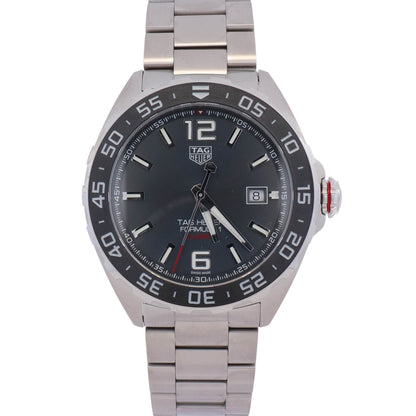 Tag Heuer Formula 1 43mm Stainless Steel Grey Dial Watch Ref# WAZ2011.BA0842