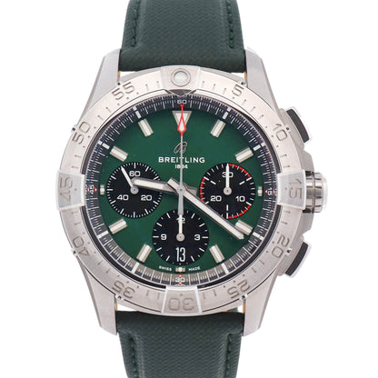 Breitling Avenger 42mm Green Dial Watch Ref# AB0146