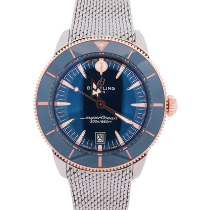 Breitling Superocean 44mm Blue Dial Watch Ref# UB3112