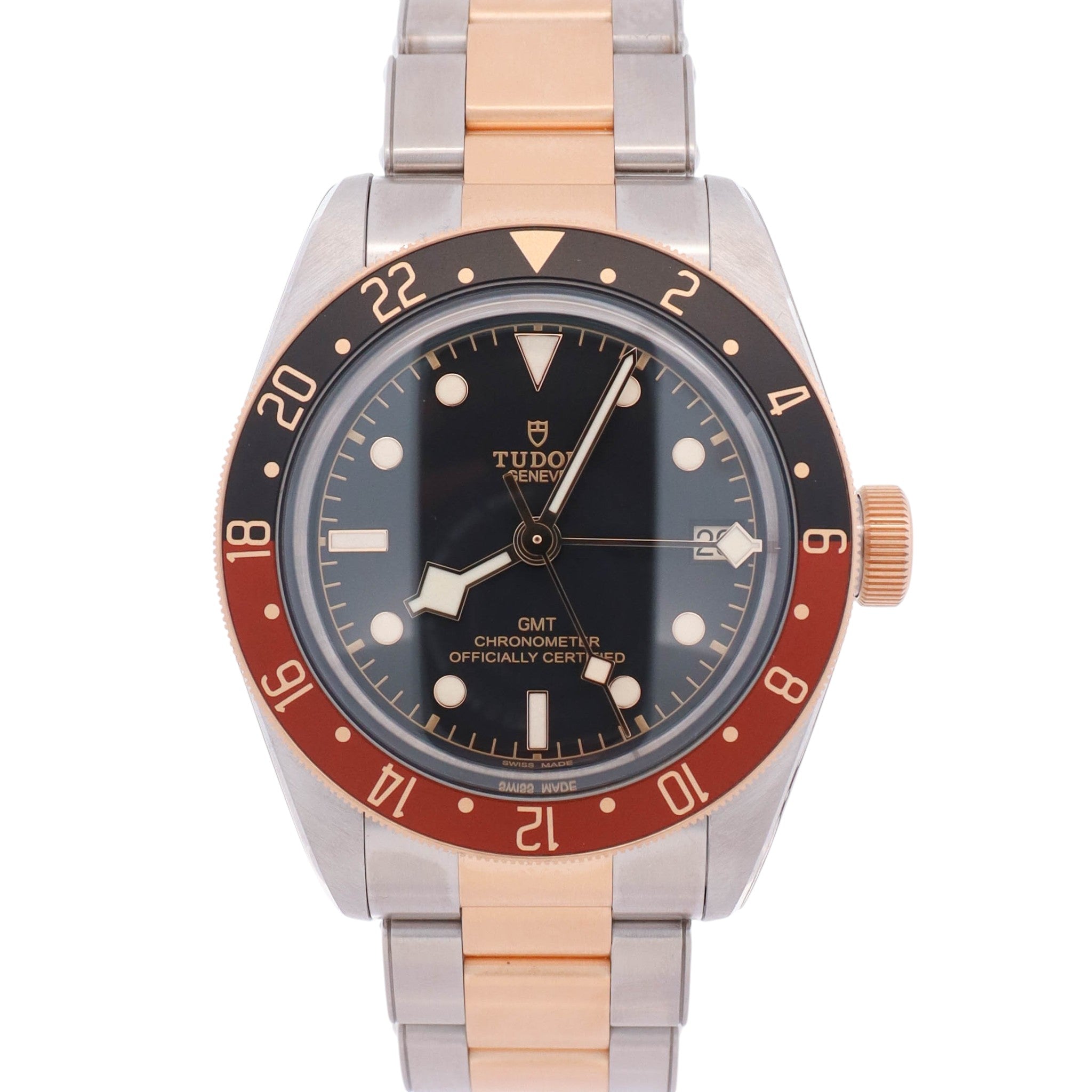 Tudor Black Bay GMT 41mm Black Dial Watch Ref: 79833MN