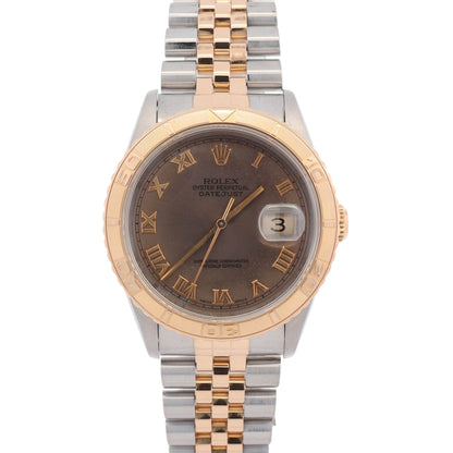 Rolex Datejust 36mm Rhodium Dial Watch Ref# 16263