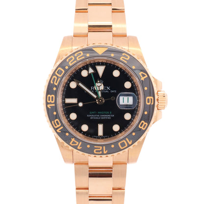 Rolex GMT Master II 40mm Black Dial Watch Ref# 116718LN