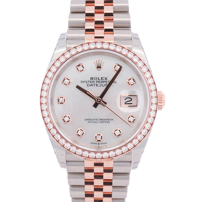 Rolex Datejust 36mm MOP Dial Watch Ref# 126281RBR