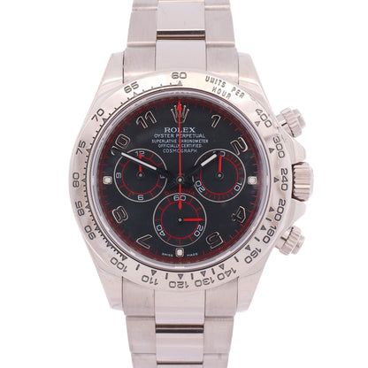 Rolex Daytona 40mm Black Racing Dial Watch Ref# 116509