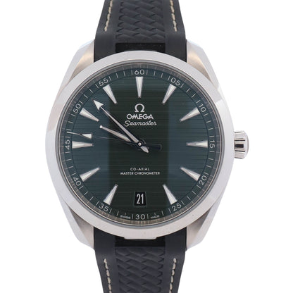 Omega Seamaster 41mm Green Dial Watch Ref# 220.10.41.21.10.001