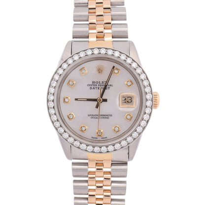 Rolex Datejust 36mm MOP Dial Watch Ref# 16233