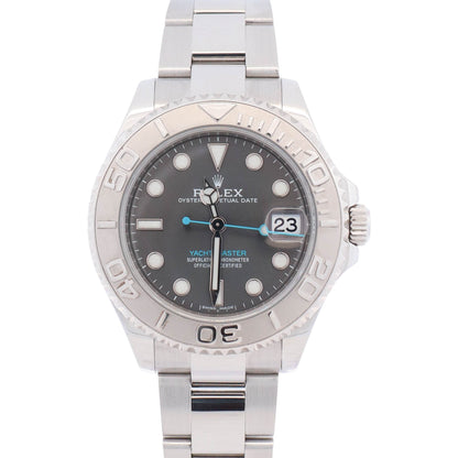 Rolex Yacht-Master 37mm Rhodium Dial Watch Ref# 268622