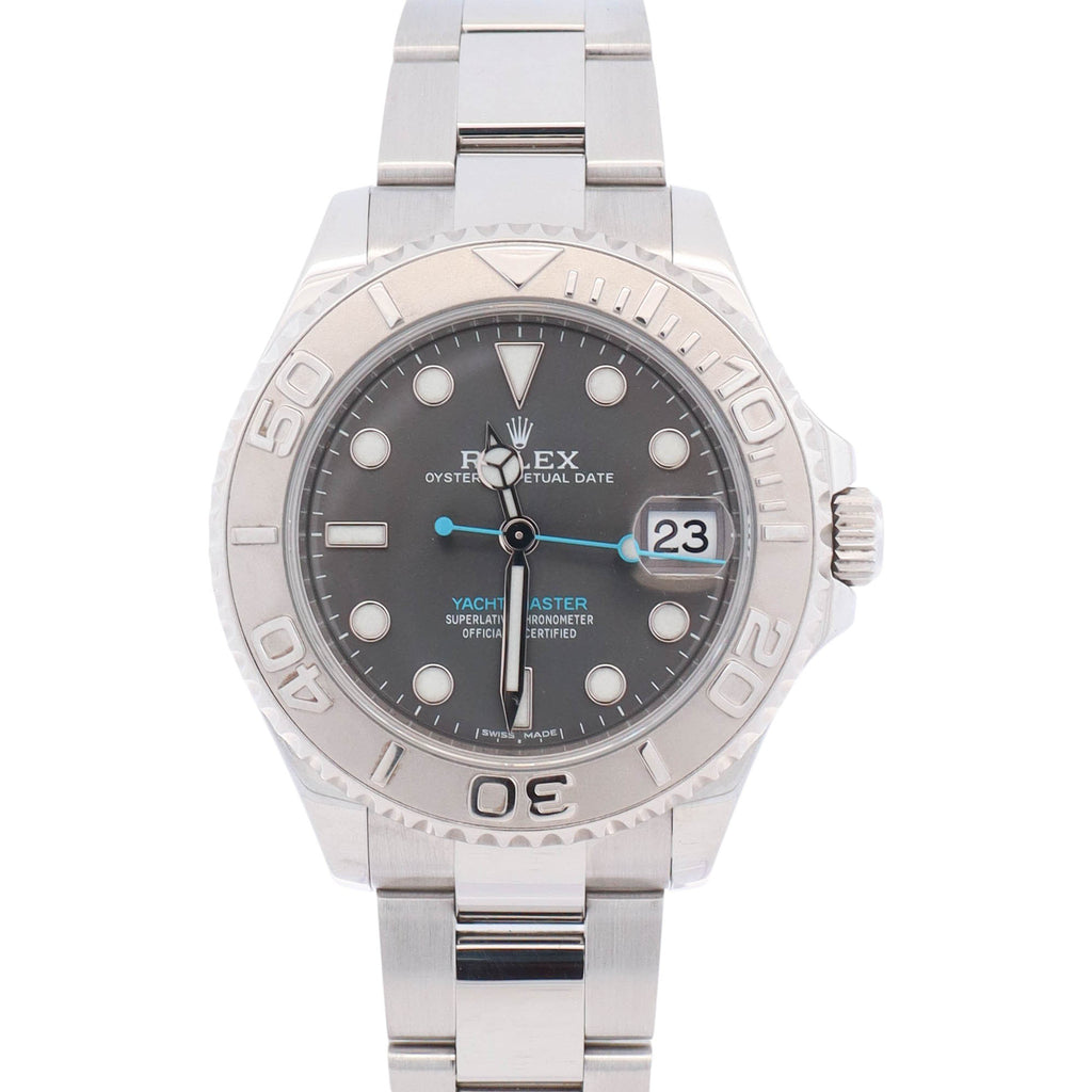 hytm様 Rolex Yacht-Master 37mm Rhodium Dial Watch Ref# 268622 – Happy