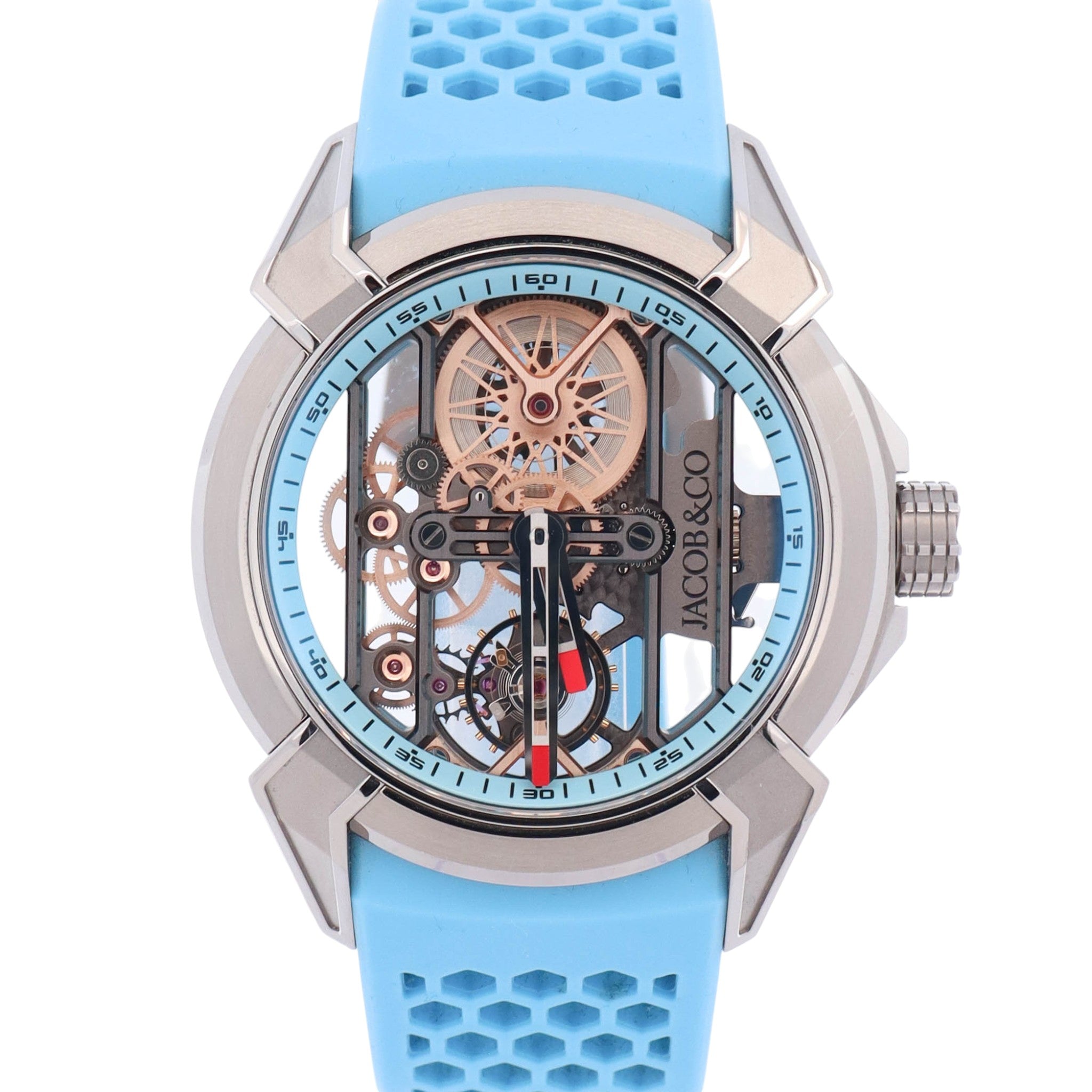 Jacob & Co. Epic X 44mm Skeleton Dial Watch Ref# EX110.20.AA.AJ.A