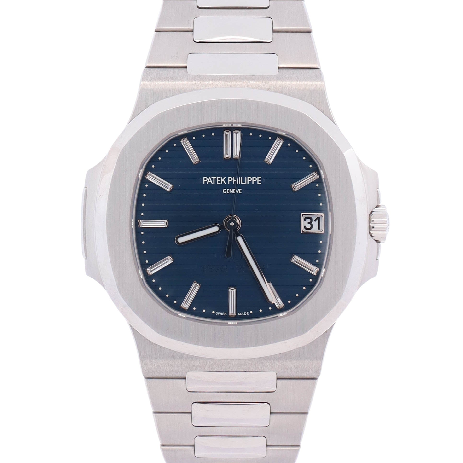 Patek Philippe Nautilus 40mm Blue Dial Watch Ref# 5711/1P-001