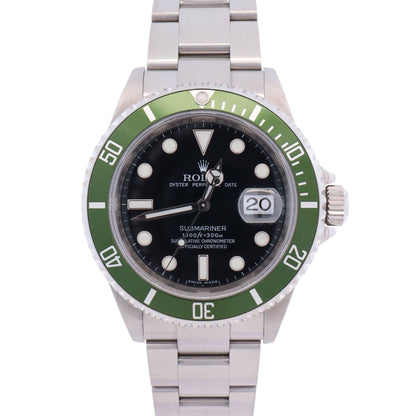 Rolex Submariner 40mm Black Dial Watch Ref# 16610LV