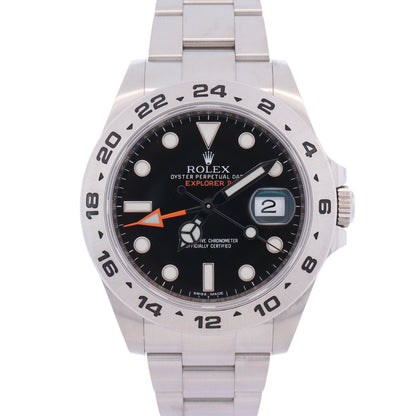 Rolex Explorer II 42mm Black Dial Watch Ref# 216570