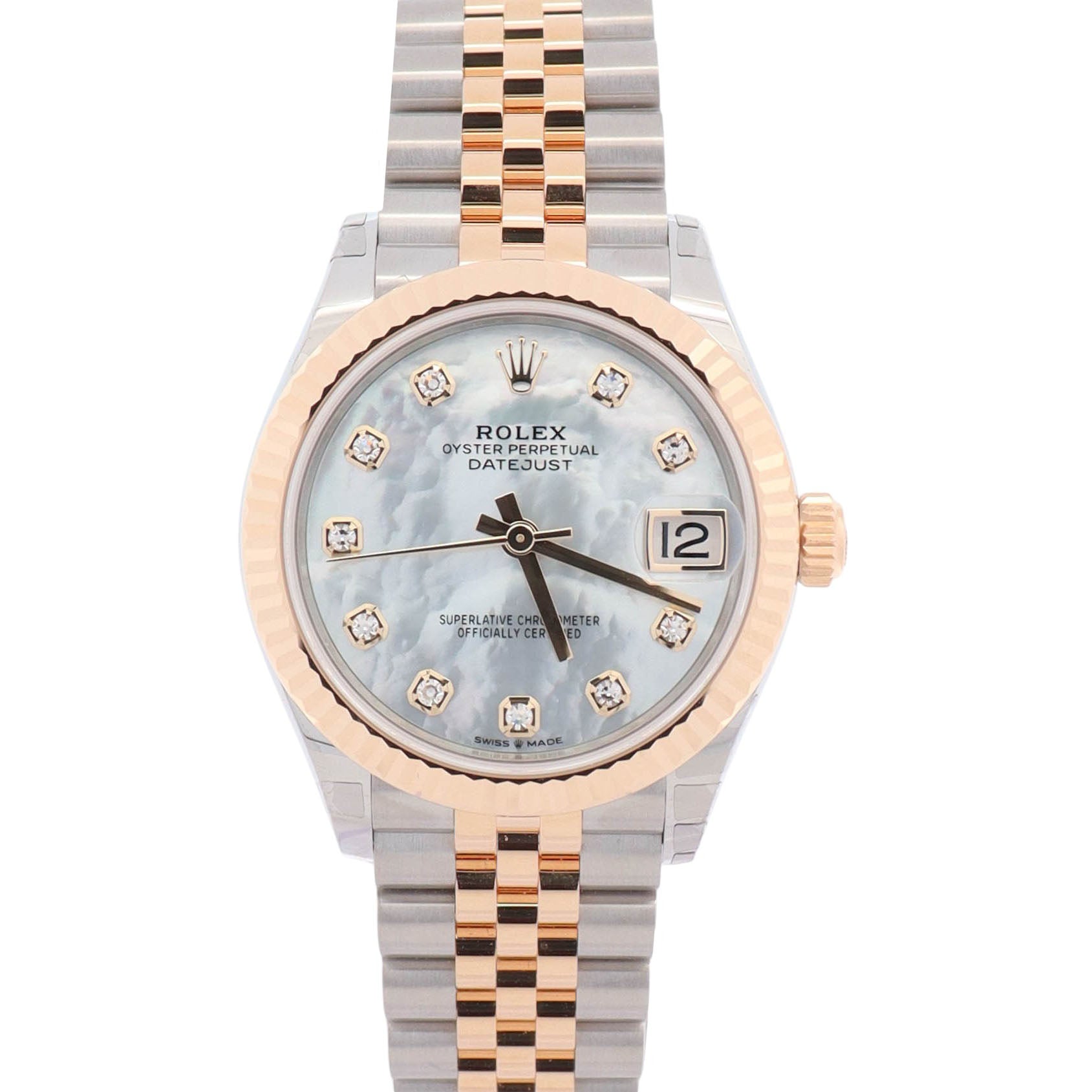 Rolex Datejust 31mm Mother Of Pearl Dial Watch Ref# 278273