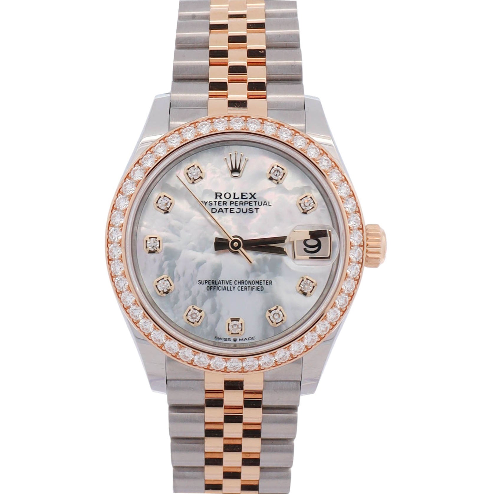 Rolex Datejust 31mm MOP Dial Watch Ref# 278383RBR