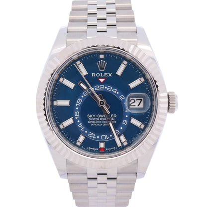 Rolex Sky-Dweller 42mm Blue Dial Watch Ref# 336934