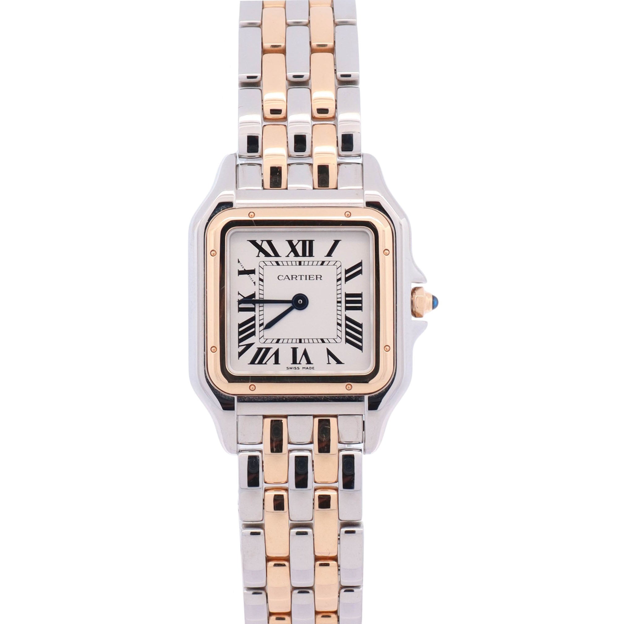 Catier Panthere 36.5 x 26.7mm White Dial Watch Ref# W2PN0019
