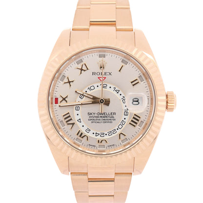 Rolex Sky-Dweller 42mm Silver Dial Watch Ref# 326938