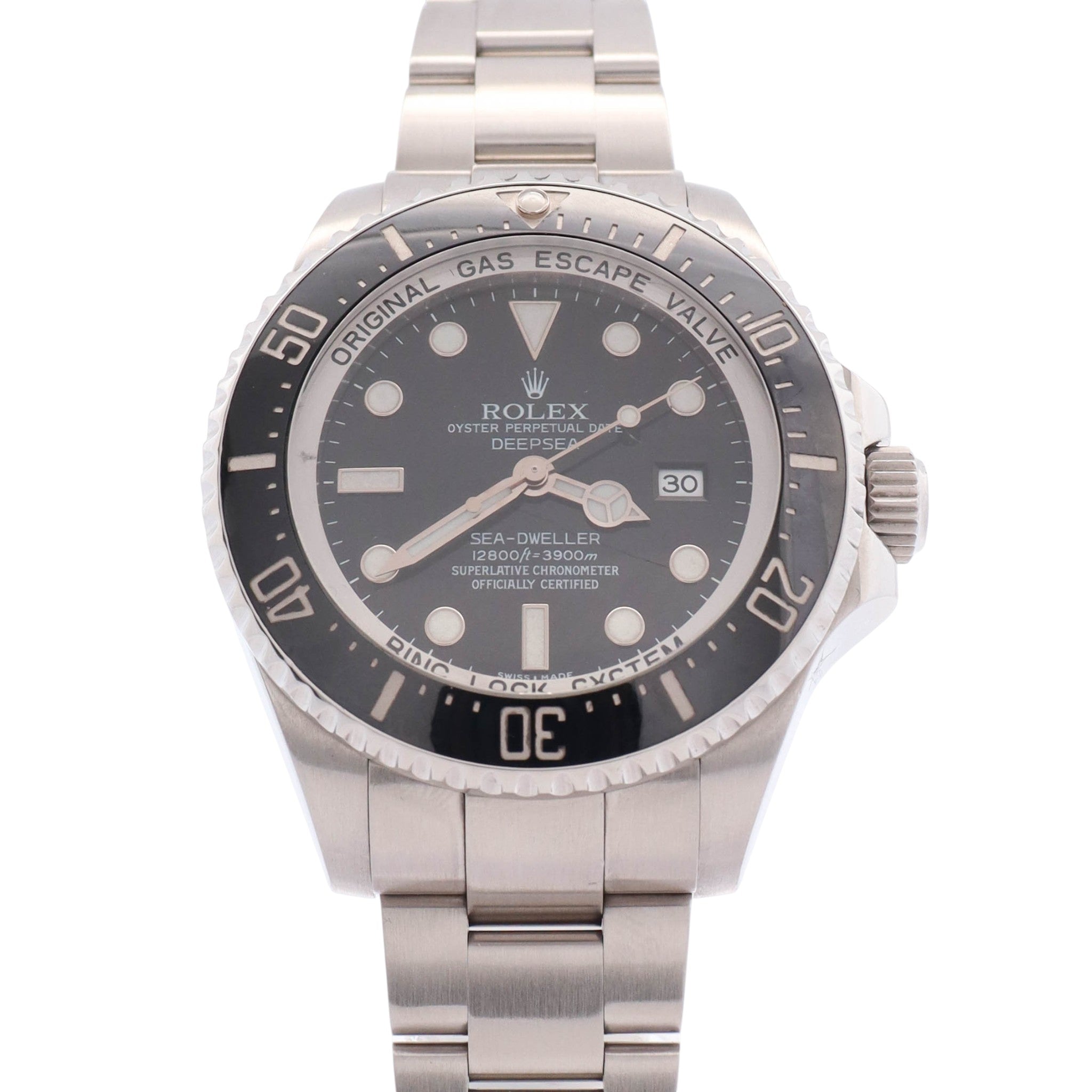 Rolex Sea-Dweller Deepsea 44mm Black Dial Watch Ref# 116660