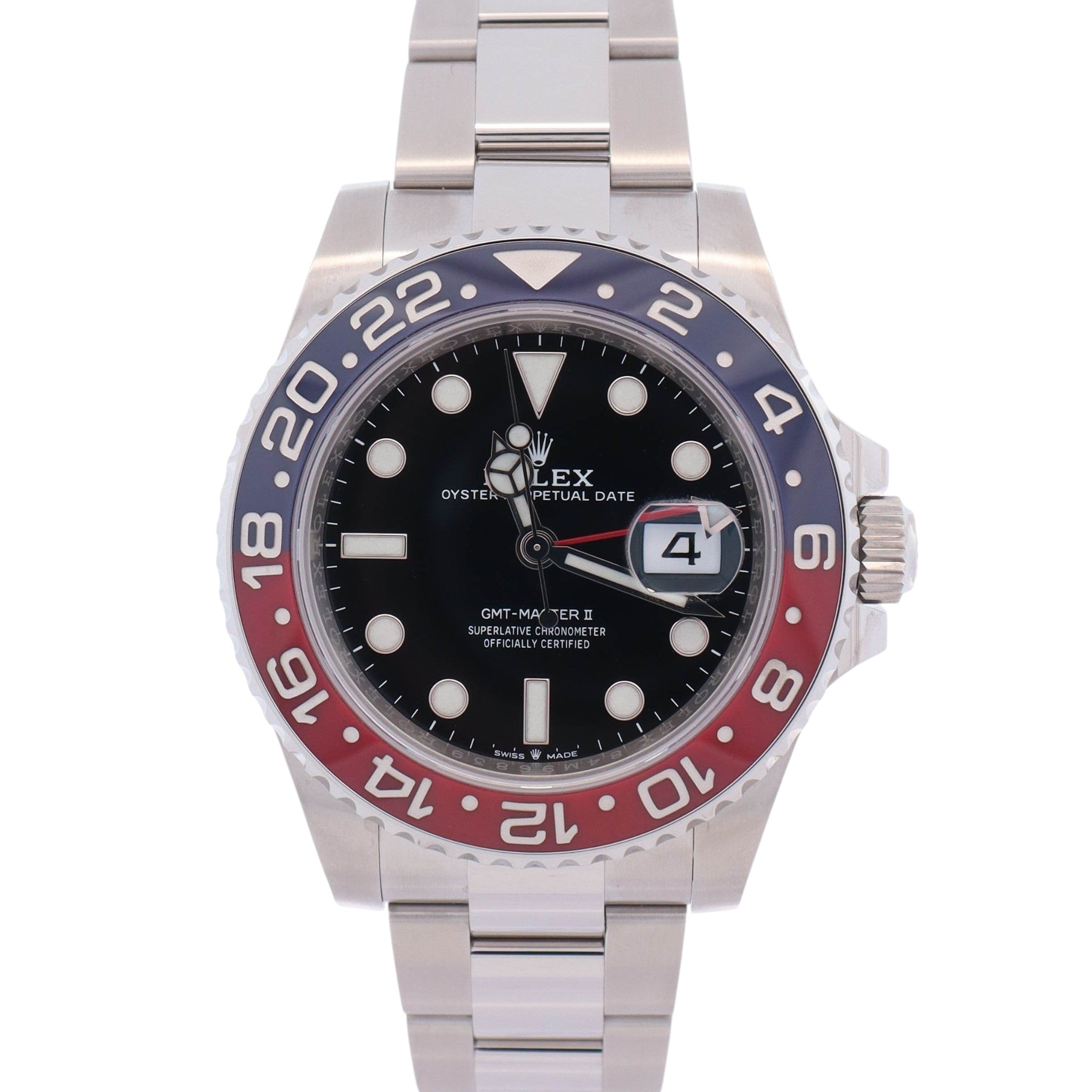 Rolex GMT Master II 40mm Black Dial Watch Ref# 126710BLRO