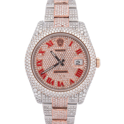 Rolex Datejust 41mm Pave Dial Watch Ref# 116300