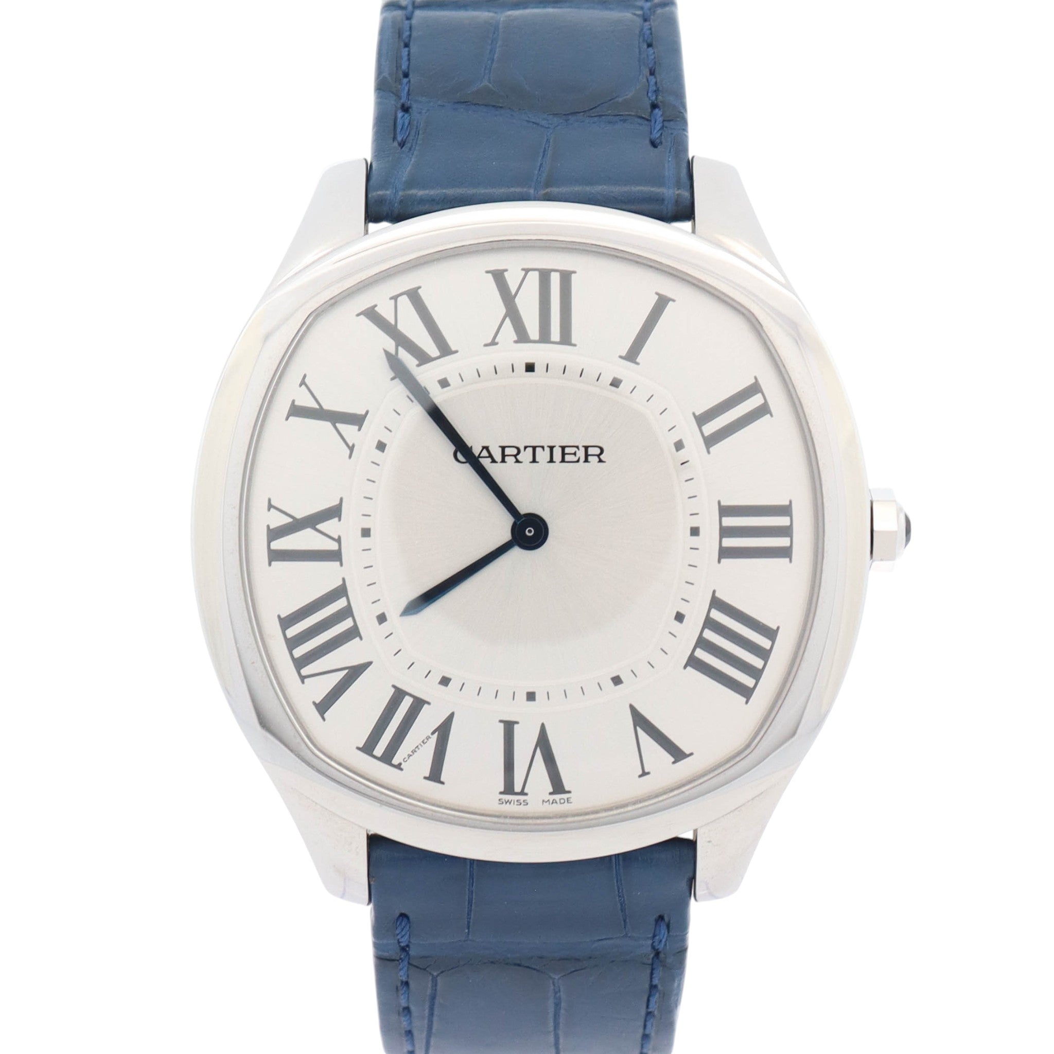 Cartier Drive 39mm Ivory Dial Watch Ref# WSNM0011