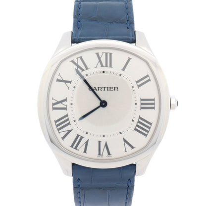Cartier Drive 39mm Ivory Dial Watch Ref# WSNM0011