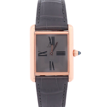 Cartier Ronde Louis 34mm Grey Dial Watch Ref# WGTA0092