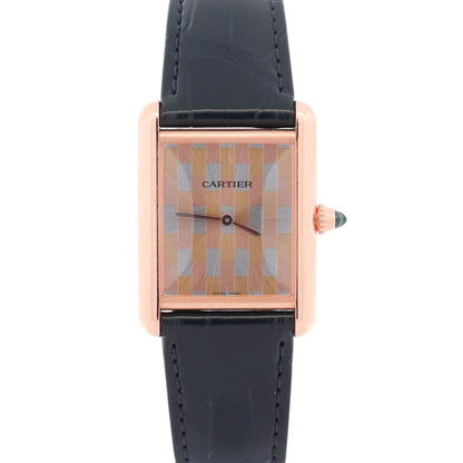 Cartier Tank Louis 33.7x25.5mm Three Gold Dial Watch Ref# WGTA0176