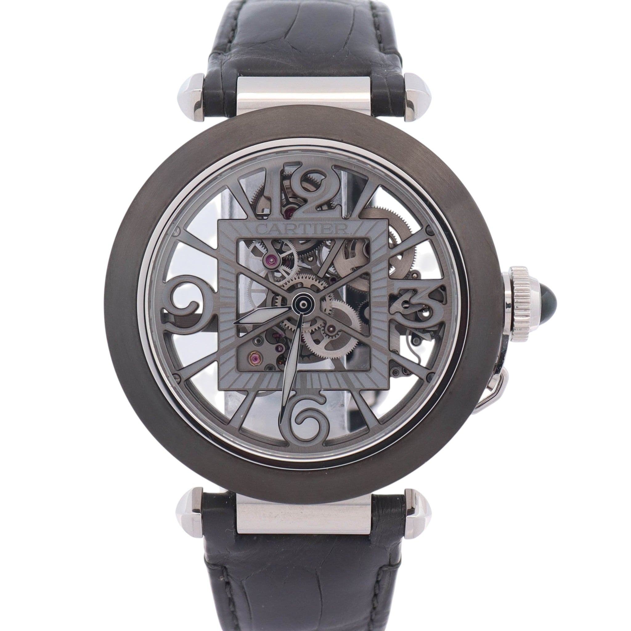 Cartier Pasha De Cartier 41mm Skeleton Dial watch Ref# WHPA0017