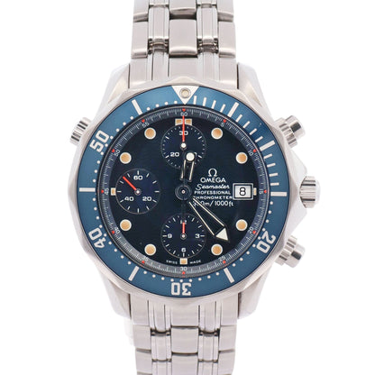 Omega Seamaster 41.5mm Blue Dial Watch Ref# 2599.80.00