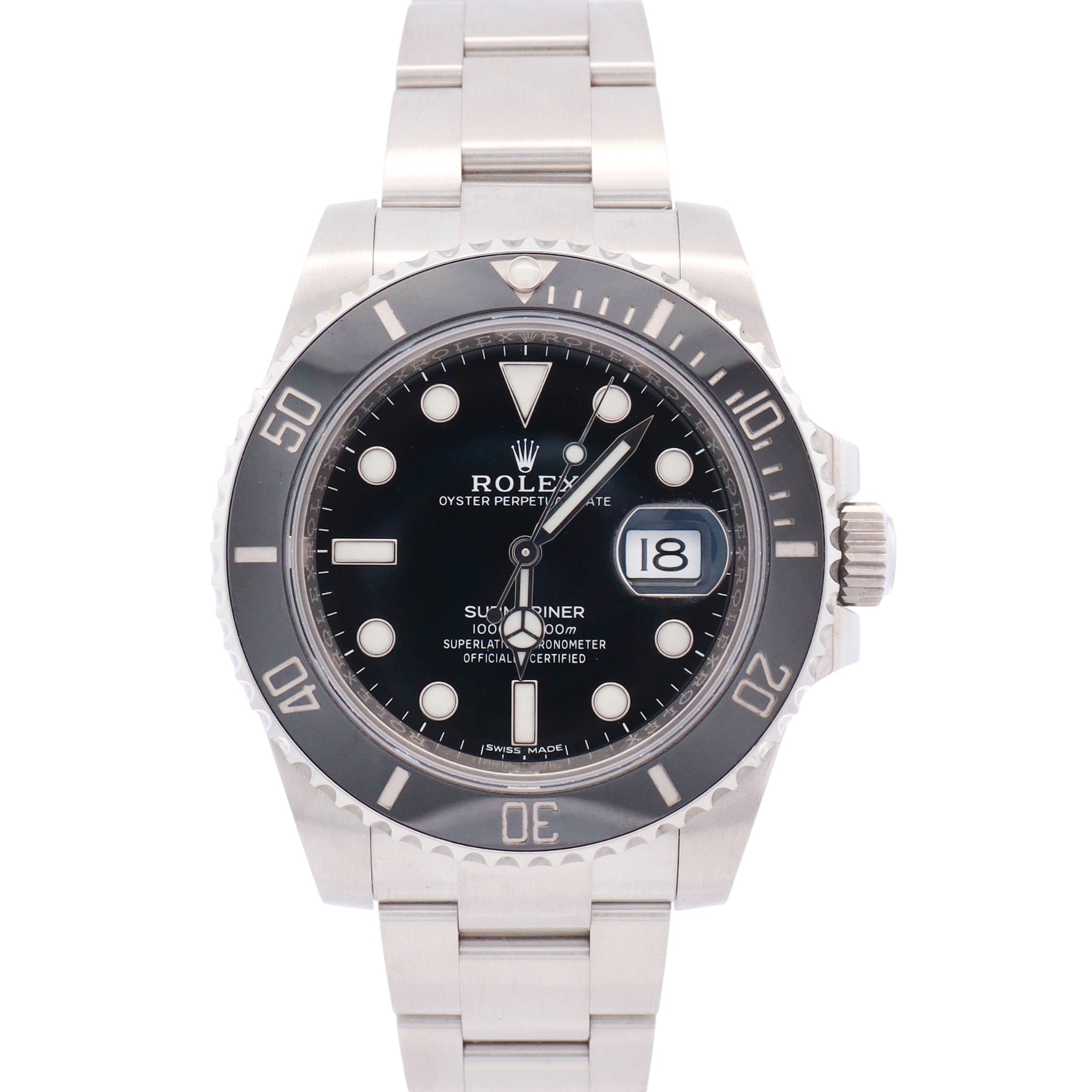 Rolex Submariner 40mm Black Dial Watch Ref# 116610LN