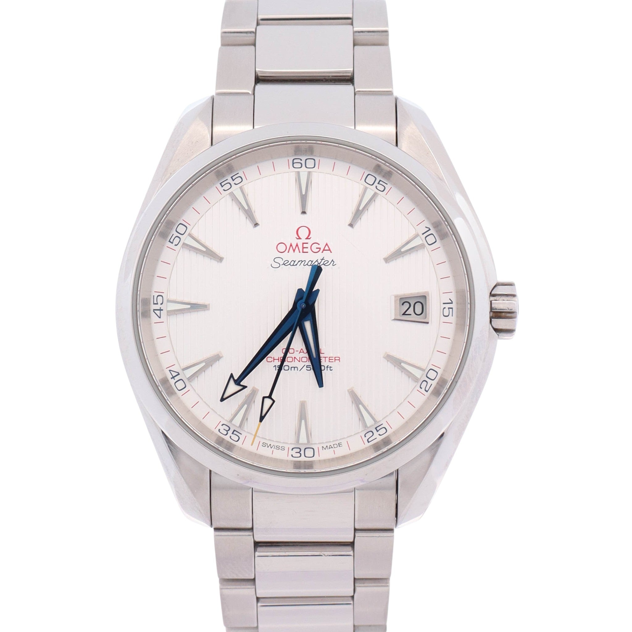 Omega Seamaster Aqua Terra 41.5mm White Dial Watch Ref# 231.10.42.21.02.002