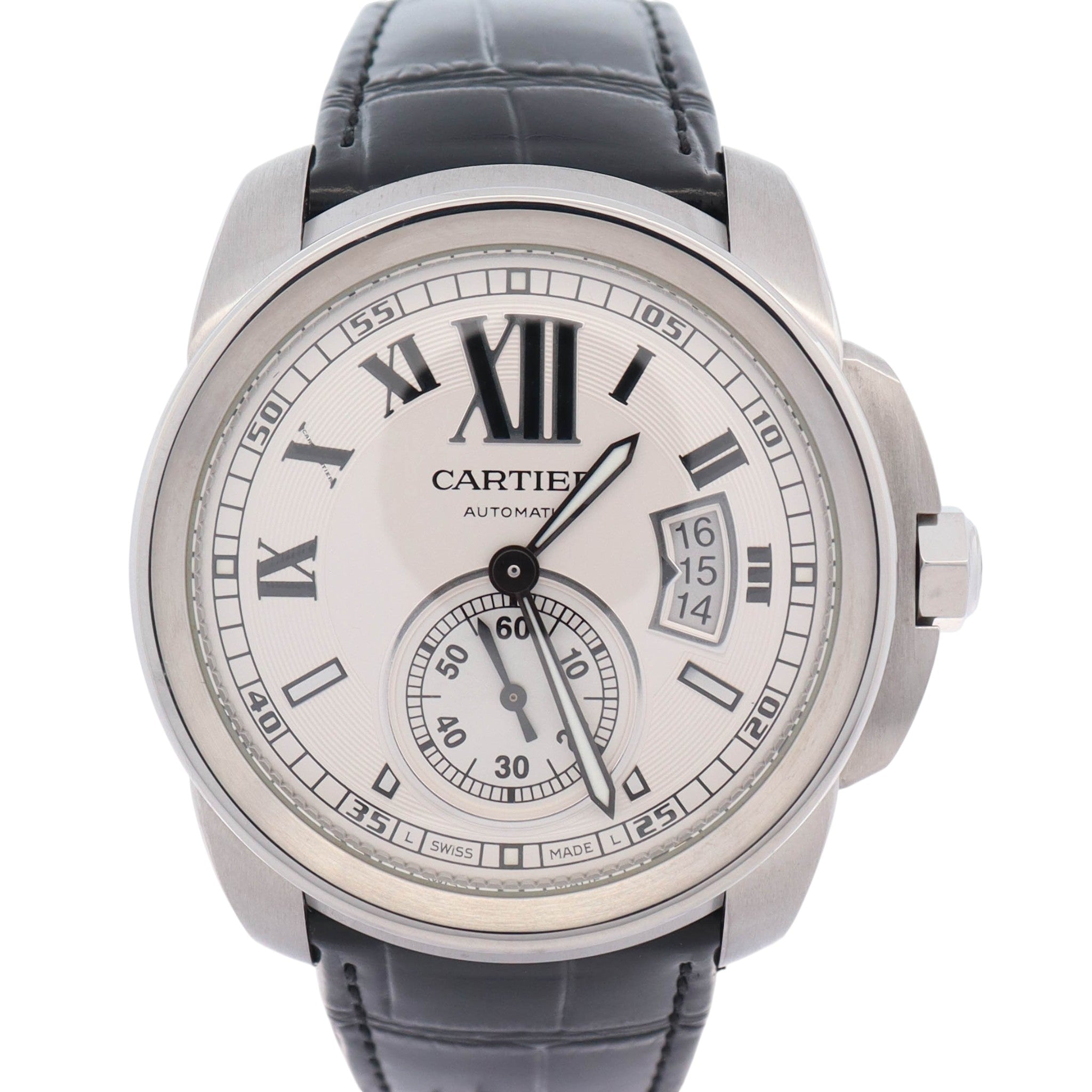 Cartier Calibre de Cartier 42mm White Dial Watch Ref# W7100037