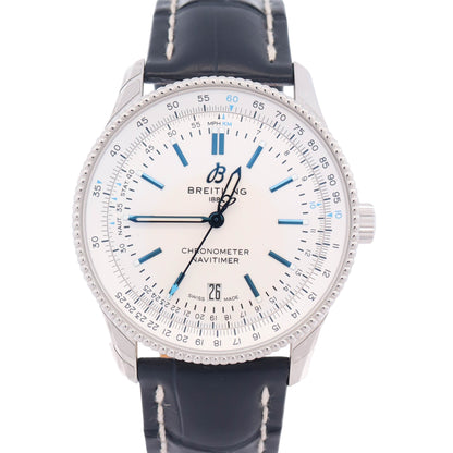 Breitling Navitimer Chronometer 41mm White Dial Watch Ref# A17326